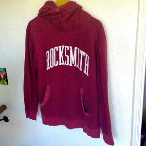 Rocksmith‎ men’s hoodie size Medium in burgundy